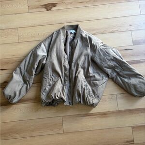Tan Bomber Jacket